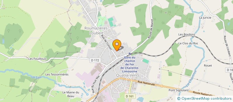 localisation de l'entreprise STEMISAND à TERRES-DE-HAUTE-CHARENTE