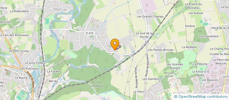 localisation de l'entreprise STEMNOG  METTRAY