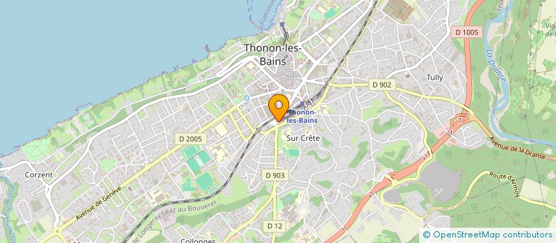 localisation de l'entreprise STEMPFEL PATRIMOINE à THONON-LES-BAINS