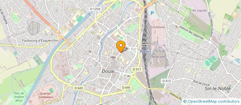 localisation de l'entreprise STEMPNIAK à DOUAI