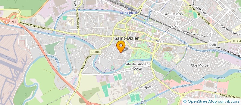 localisation de l'entreprise STEN 52 à SAINT-DIZIER