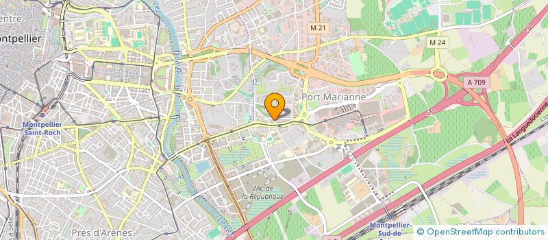 localisation de l'entreprise STEN à MONTPELLIER