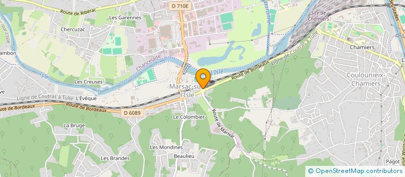 localisation de l'entreprise STEN MARSAC  MARSAC-SUR-L'ISLE