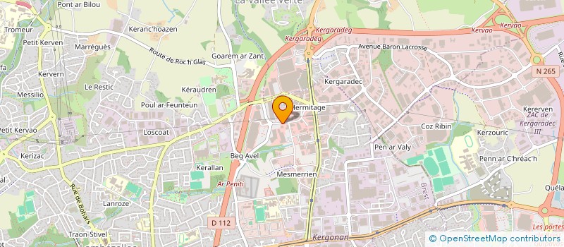 localisation de l'entreprise STENA  BREST