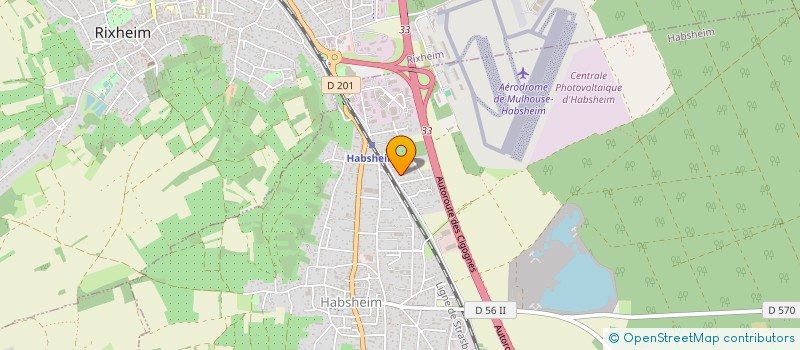 localisation de l'entreprise STENA  HABSHEIM