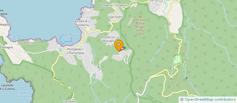 localisation de l'entreprise STENABAT à COTI-CHIAVARI