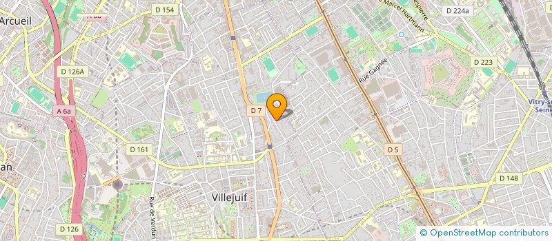 localisation de l'entreprise STENAROGE à VILLEJUIF