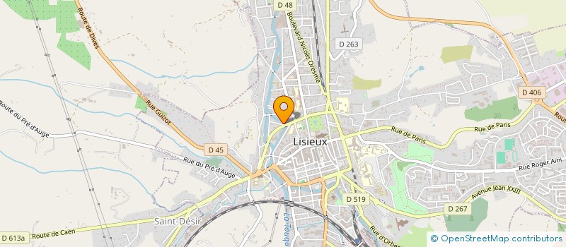 localisation de l'entreprise STENAT à LISIEUX