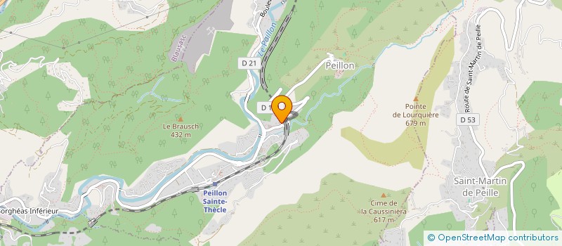 localisation de l'entreprise STENAT  PEILLON