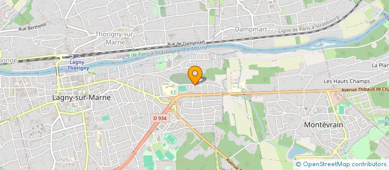 localisation de l'entreprise STENAT SERVICES à LAGNY-SUR-MARNE