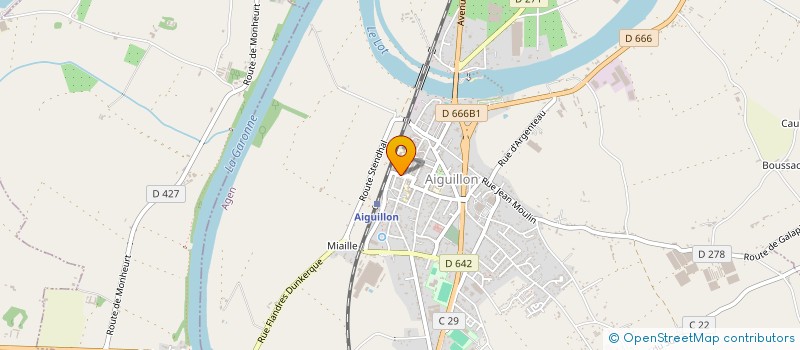 localisation de l'entreprise STENDHAL COLLIN PATRICIA  AIGUILLON