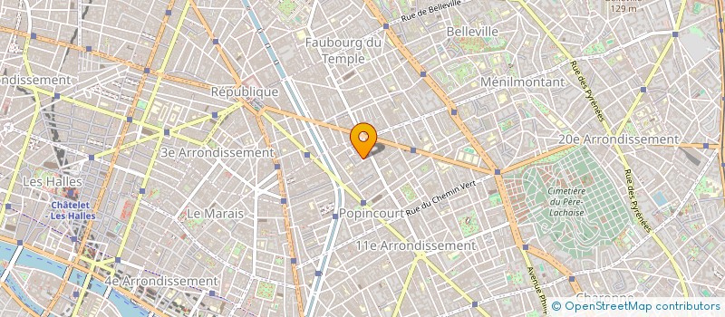 localisation de l'entreprise STENGER ET COMPAGNIE à PARIS