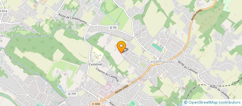 localisation de l'entreprise STENILENE  CASTELMAUROU