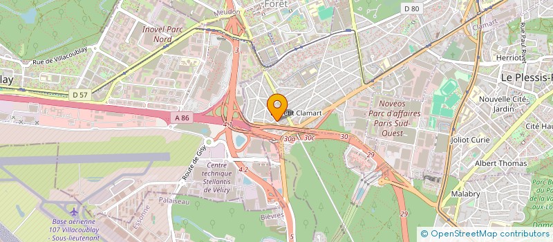 localisation de l'entreprise STENLYE à CLAMART
