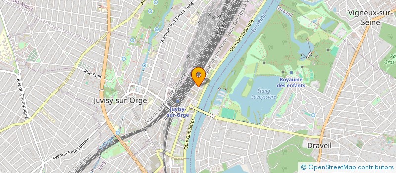 localisation de l'entreprise STENN STUDIO  JUVISY-SUR-ORGE