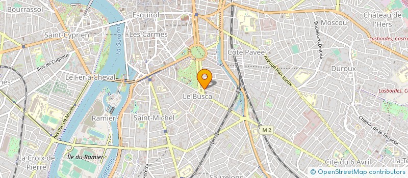 localisation de l'entreprise STENO  TOULOUSE