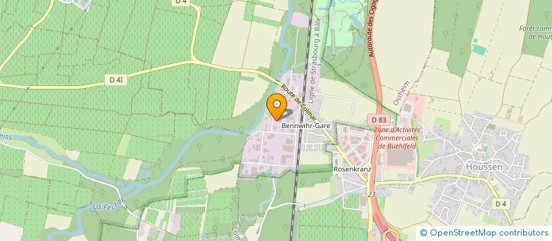 localisation de l'entreprise STENTZ EURL à BENNWIHR
