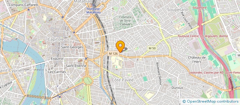 localisation de l'entreprise STENY A.C. à TOULOUSE