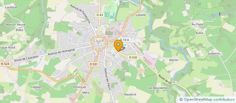 localisation de l'entreprise STEOPHANAROM  EAUZE