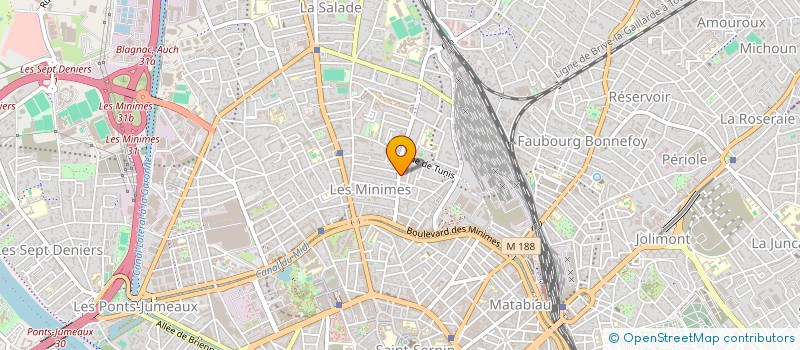 localisation de l'entreprise STEP  TOULOUSE