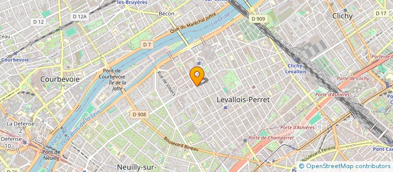 localisation de l'entreprise STEP AHEAD CONSULTING à LEVALLOIS-PERRET