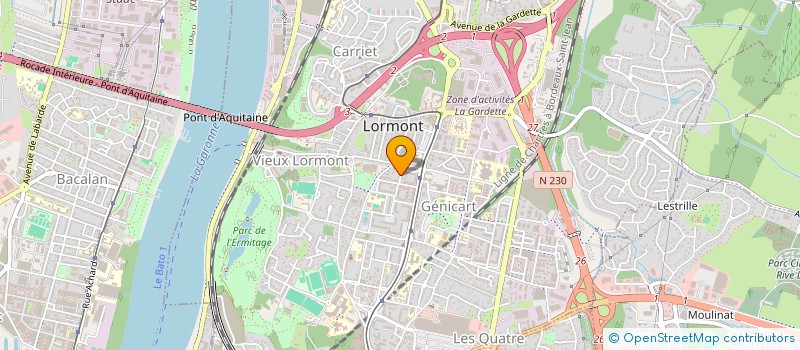 localisation de l'entreprise STEP AND DANCE OVER THE GAME - S-DOG  LORMONT