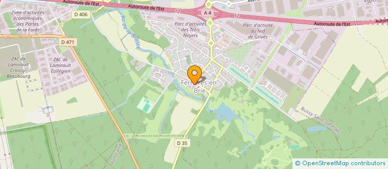 localisation de l'entreprise STEP BY SO  FERRIERES-EN-BRIE