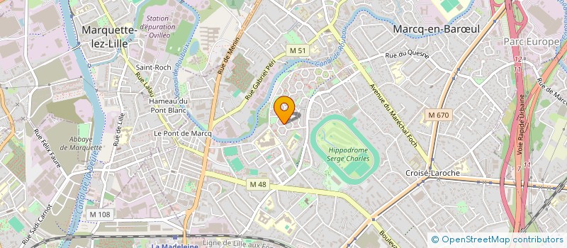 localisation de l'entreprise STEP BY STEP à MARCQ-EN-BARŒUL