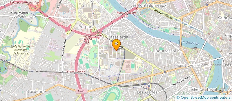 localisation de l'entreprise STEP BY STEP à TOULOUSE