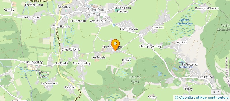 localisation de l'entreprise STEP BY STEP GAVOT  SAINT-PAUL-EN-CHABLAIS