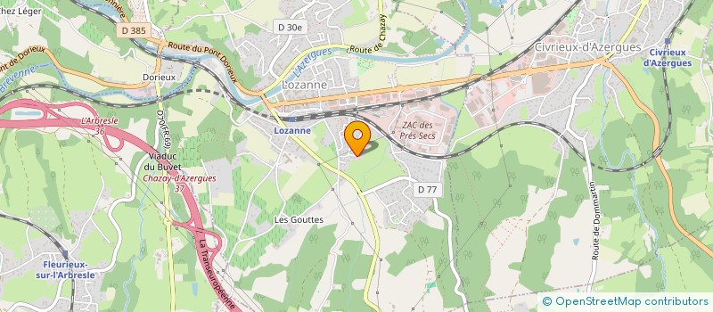 localisation de l'entreprise STEP BY STEP IMMO  LOZANNE