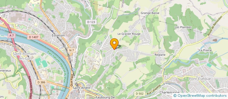 localisation de l'entreprise STEP CABINET D'ASSURANCES PARIS-GERBAUD à VIENNE