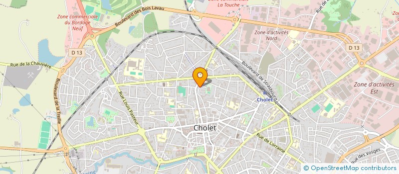 localisation de l'entreprise STEP - CATANE à CHOLET