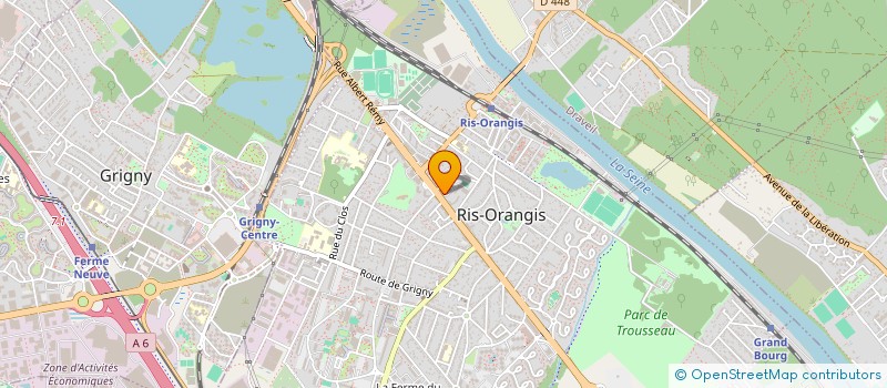 localisation de l'entreprise STEP CHILLY DEVELOPPEMENT à RIS-ORANGIS