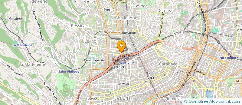 localisation de l'entreprise STEP COSSON ET STEMMELIN à NICE