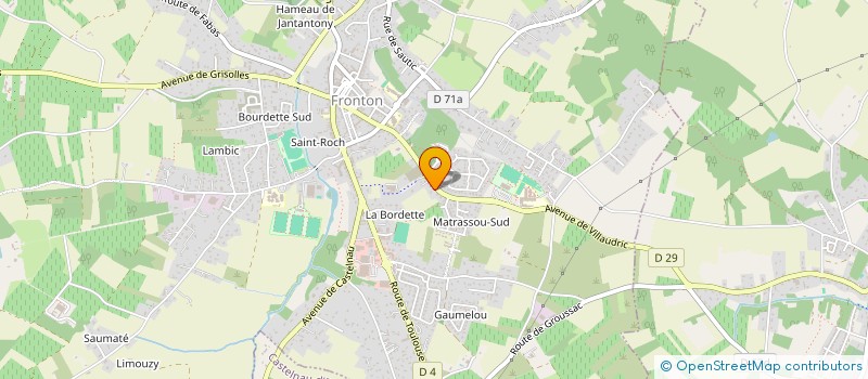 localisation de l'entreprise STEP ELEC 31  FRONTON