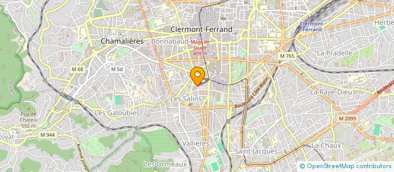 localisation de l'entreprise STEP LAGORSSE à CLERMONT-FERRAND