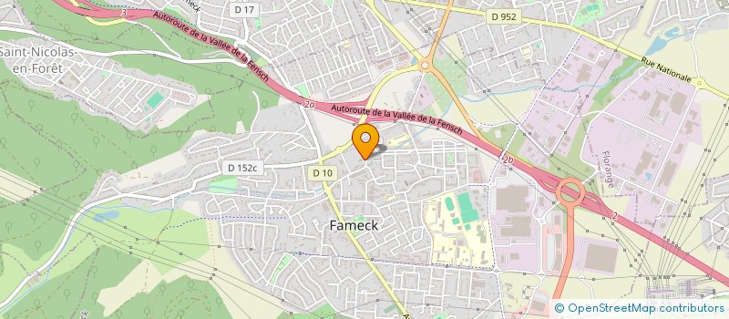 localisation de l'entreprise STEP LE CLOS DU CHATEAU  FAMECK