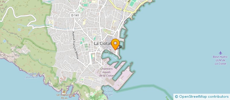 localisation de l'entreprise STEP LES AMIS DES CALANQUES à LA CIOTAT