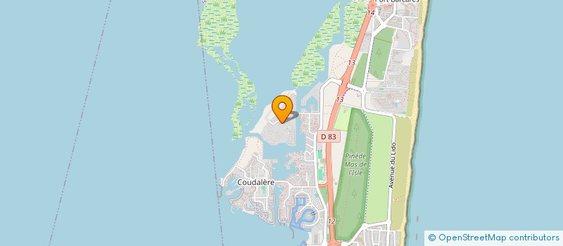 localisation de l'entreprise STEP OMEGA  LE BARCARES