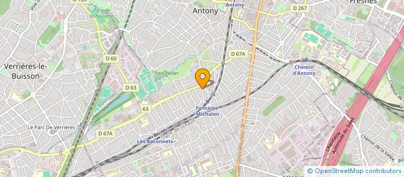 localisation de l'entreprise STEP-RH à ANTONY