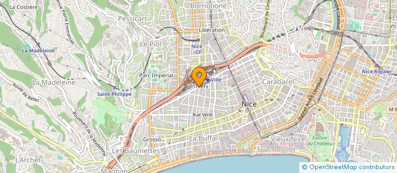 localisation de l'entreprise STEP SAEA BORIE à NICE