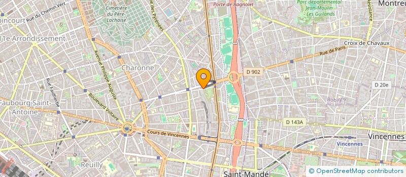 localisation de l'entreprise STEP TAVARES FORTES EVORA DA CRUZ  PARIS