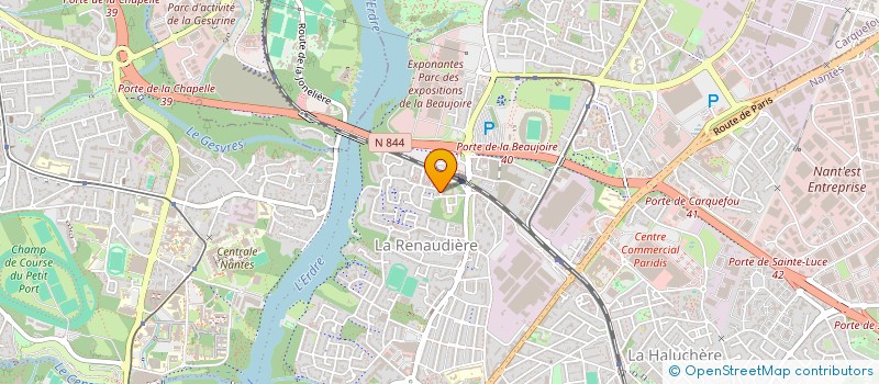 localisation de l'entreprise STEP UP à NANTES