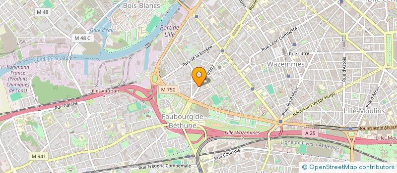 localisation de l'entreprise STEP UP  LILLE