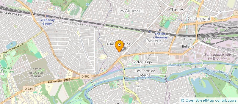 localisation de l'entreprise STEP'UP CONSULTING à CHELLES
