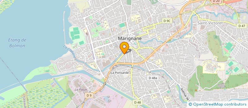 localisation de l'entreprise STEP UP ECOLE DE CONDUITE ACSR à MARIGNANE