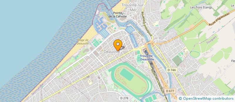 localisation de l'entreprise STEP2  DEAUVILLE