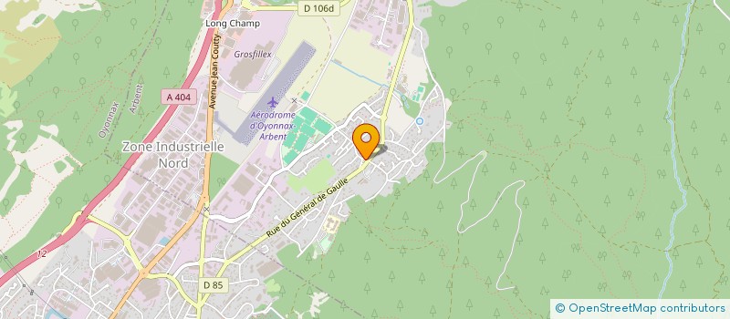 localisation de l'entreprise STEPALO à ARBENT