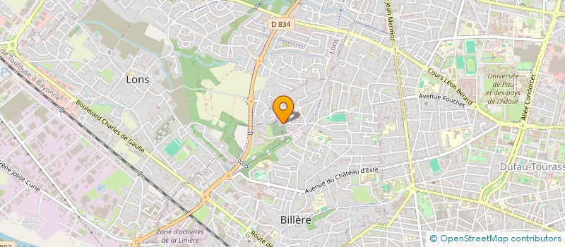 localisation de l'entreprise STEPANOV  BILLERE